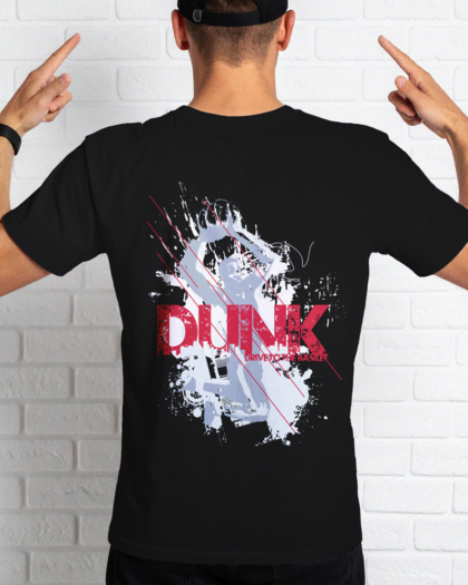 Dunk Round Neck Black T-Shirt